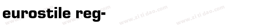 eurostile reg字体转换